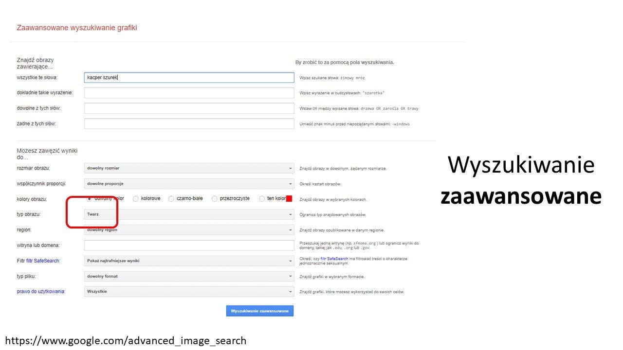Wyszukiwanie po twarzy